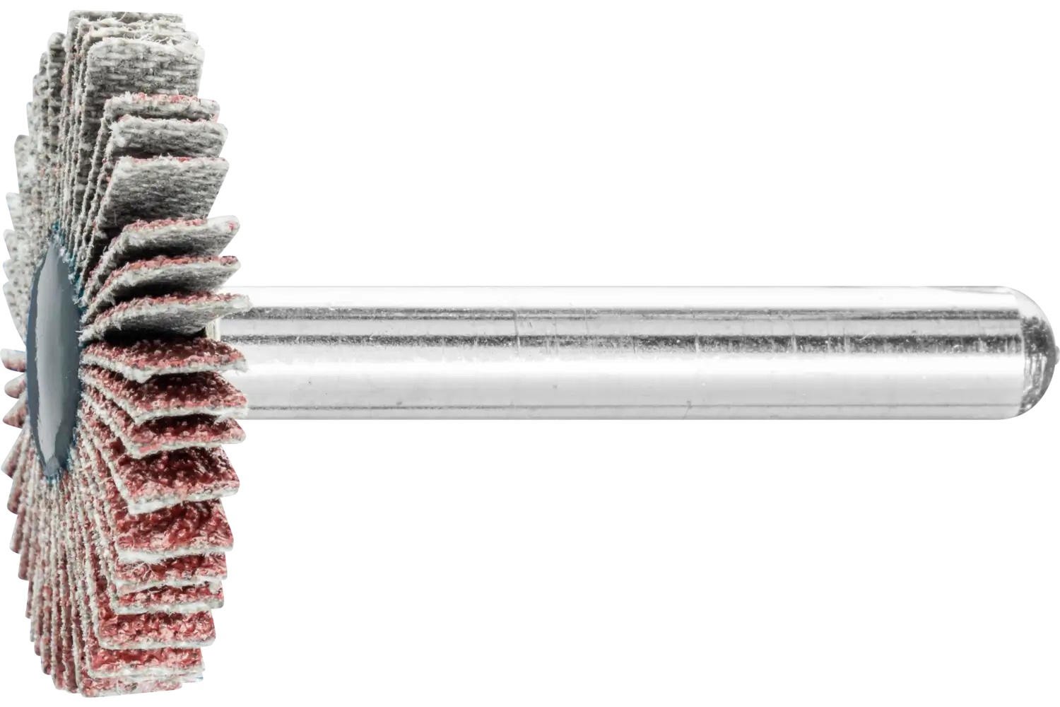 Picture of Pferd Mounted Flap Wheel, 1-3/16" X 1/4, 60 Grit, 1/4" Shank, Aluminum Oxide